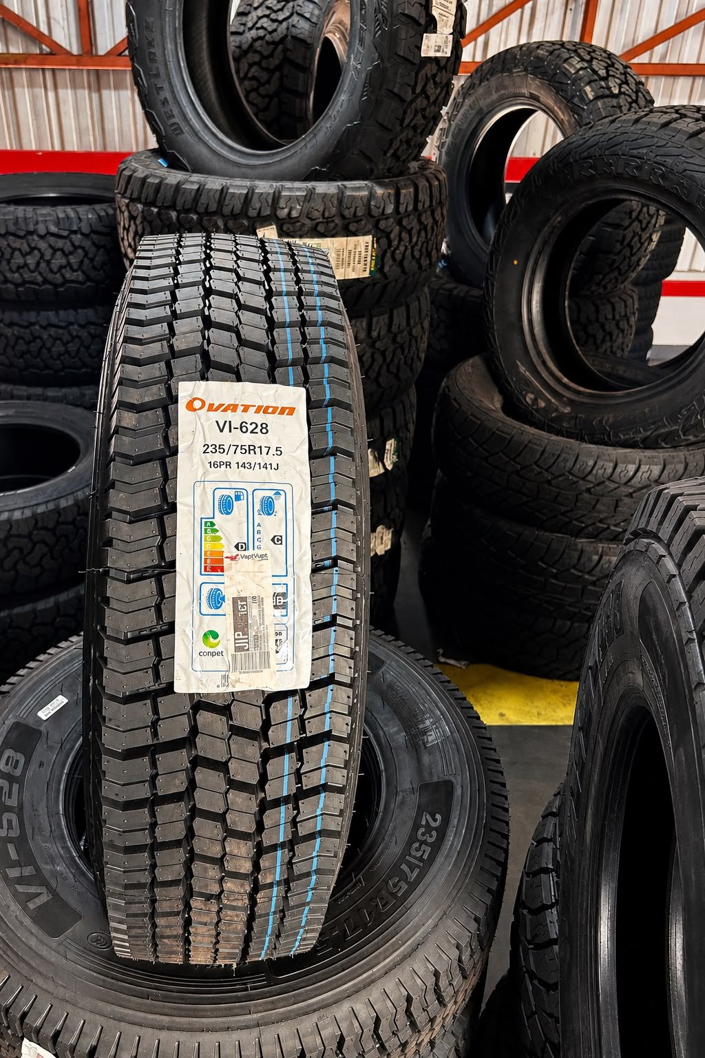235/75R17.5 cracudo Caminhão 3/4